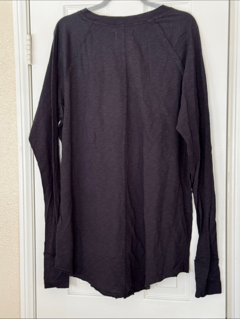 We The Free ARDEN Long Sleeve Tee — Heather Black Lightweight $58 NWOT - Picture 7 of 9
